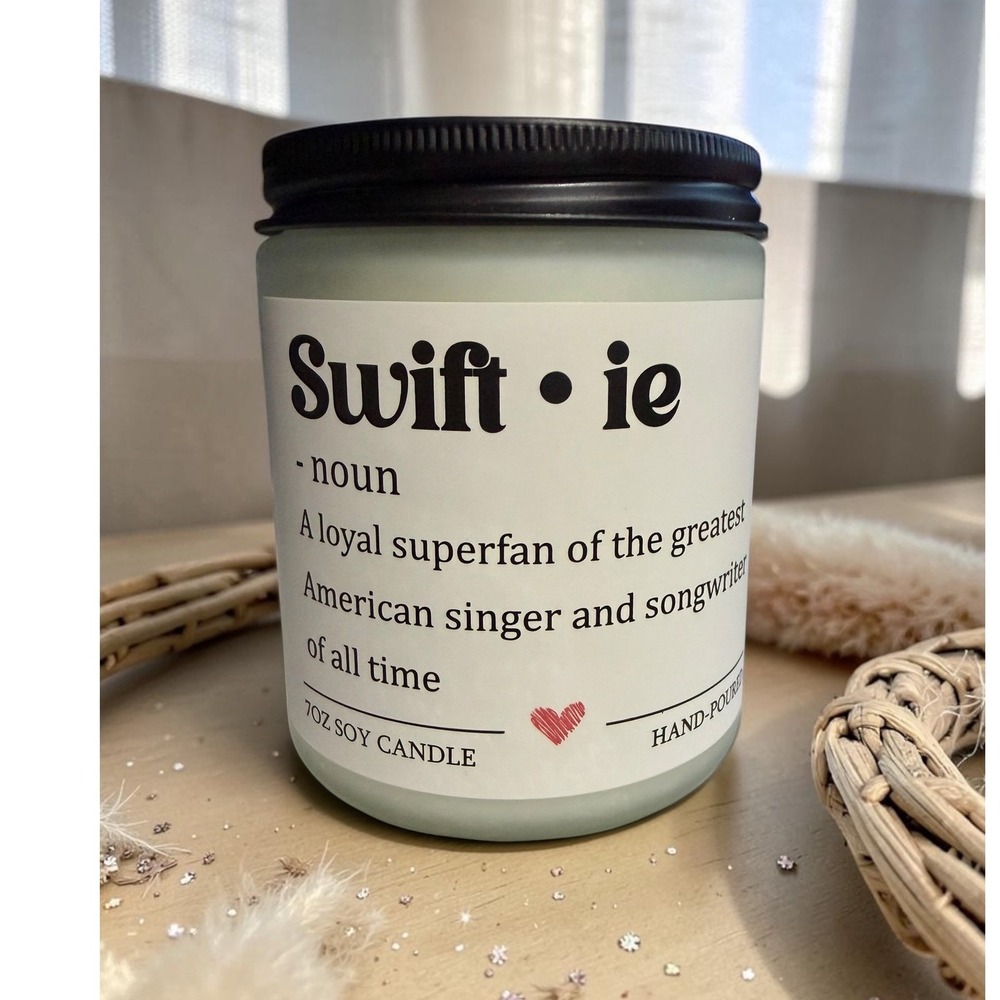 Swiftie Definition Soy Wax Candle - Lavender Eucalyptus 7oz Hand Poured - NEW!